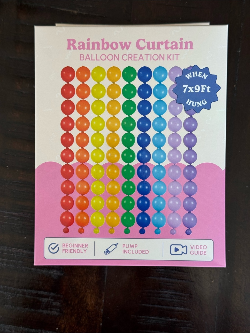 Rainbow Curtain Balloon Creation Kit